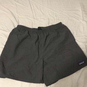 gray patagonia shorts